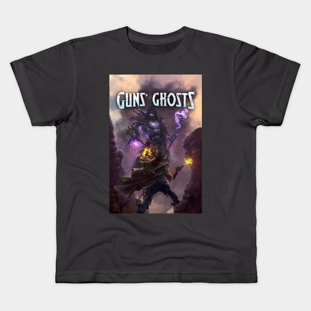 Guns' Ghosts: Legends of the Wild Weird West, A Weird Western Fantasy Kids T-Shirt by Joseph J Bailey Author Designs